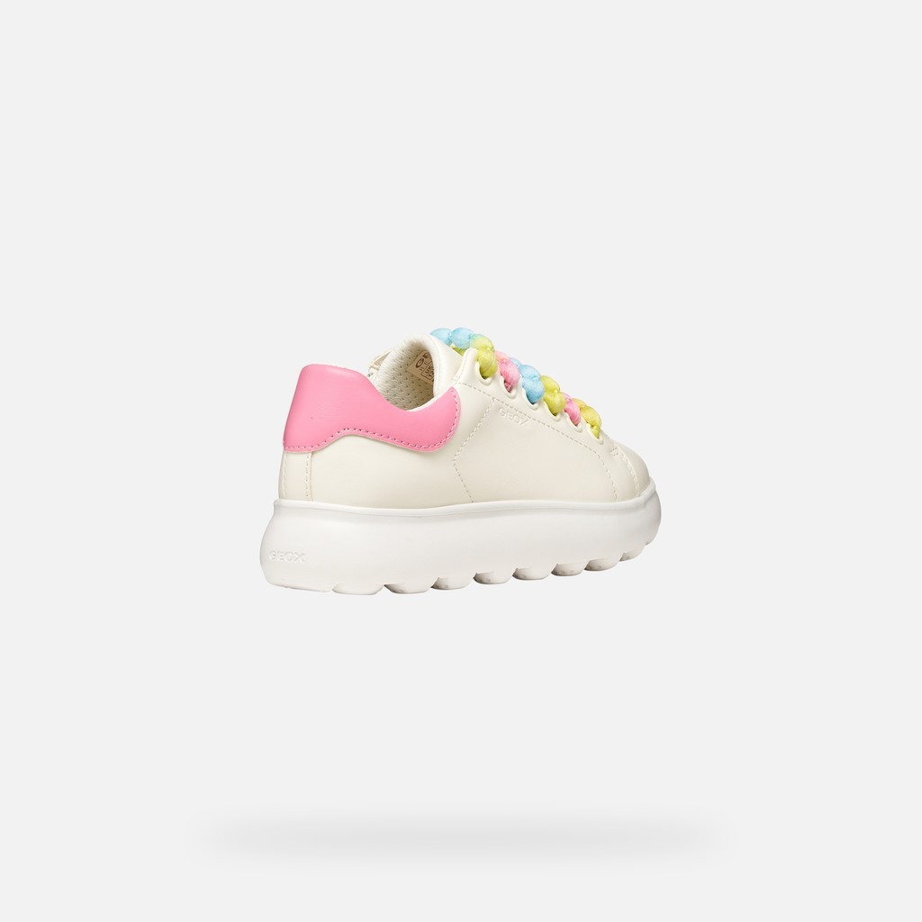 Low top sneakers PUFFYPOP GIRL White/Pink - image number 4 | GEOX