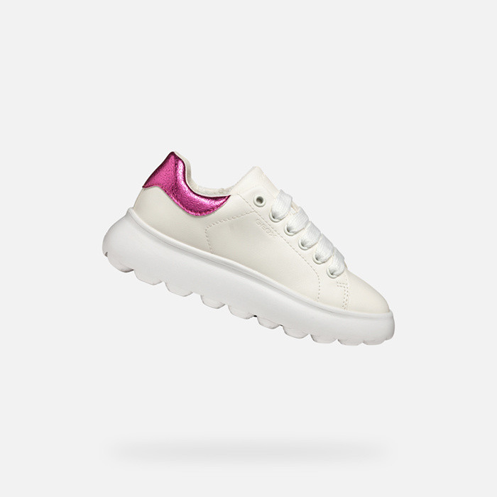 Low top sneakers PUFFYPOP GIRL White/Fuchsia | GEOX