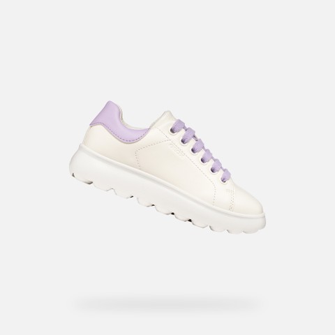 Low top sneakers PUFFYPOP GIRL White/Lilac | GEOX