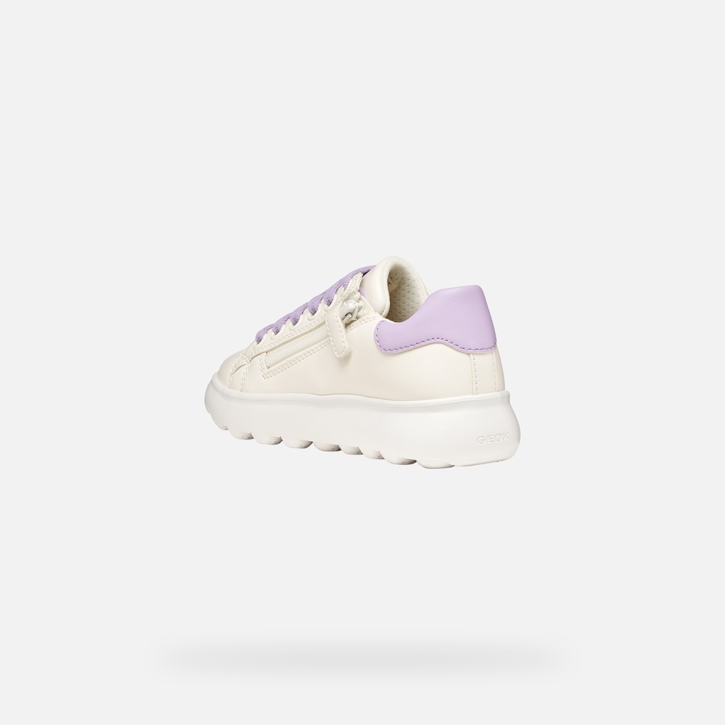 Low top sneakers PUFFYPOP GIRL White/Lilac - image number 3 | GEOX