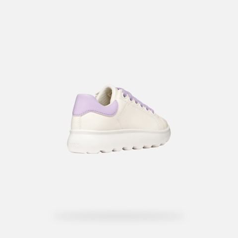 Low top sneakers PUFFYPOP GIRL White/Lilac - image number 4 | GEOX