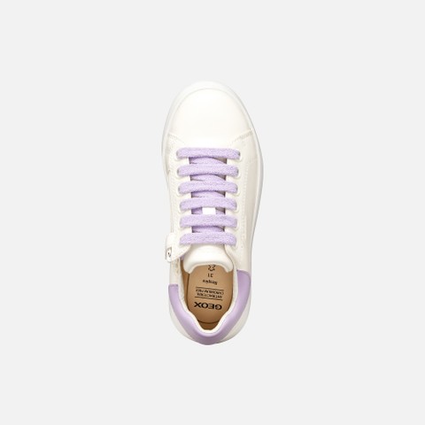 Low top sneakers PUFFYPOP GIRL White/Lilac - image number 5 | GEOX