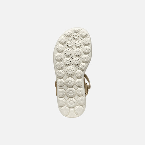 sandals with straps SANDAL PUFFYPOP GIRL Light Gold - image number 6 | GEOX