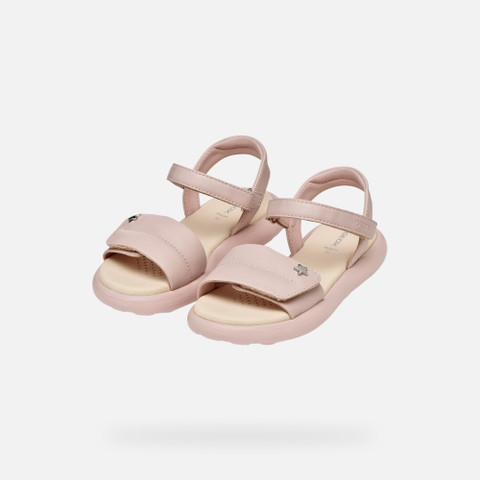 Sandals with straps SANDAL PUFFYPOP GIRL Old Rose - image number 7 | GEOX