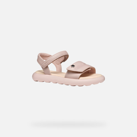 Sandals with straps SANDAL PUFFYPOP GIRL Old Rose - image number 2 | GEOX