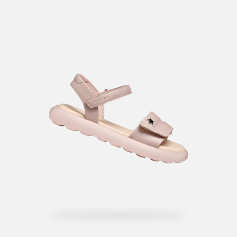 Sandals with straps SANDAL PUFFYPOP GIRL Old Rose - image number 0 | GEOX