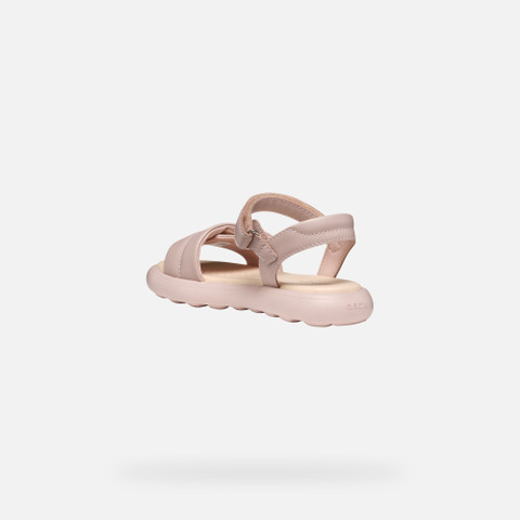 Sandals with straps SANDAL PUFFYPOP GIRL Old Rose - image number 3 | GEOX