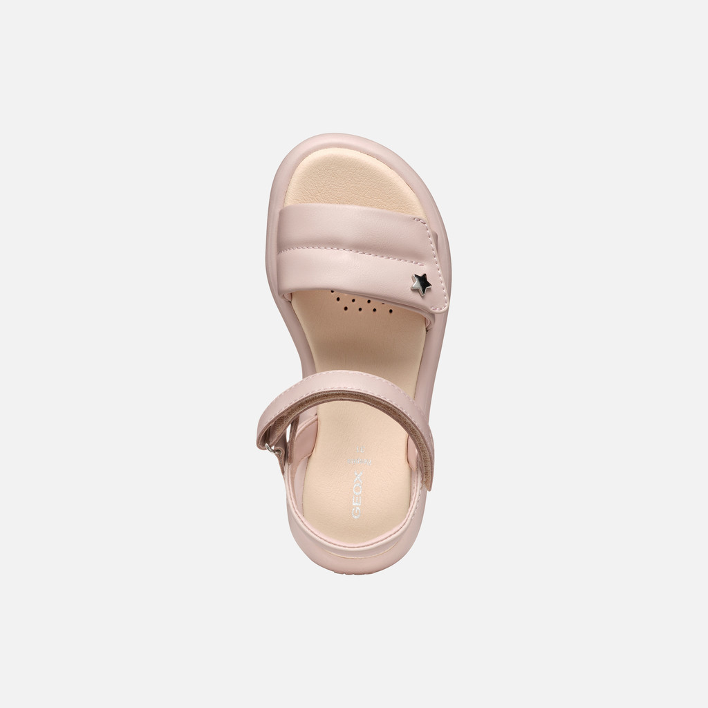 Sandals with straps SANDAL PUFFYPOP GIRL Old Rose - image number 5 | GEOX
