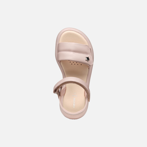 Sandals with straps SANDAL PUFFYPOP GIRL Old Rose - image number 5 | GEOX