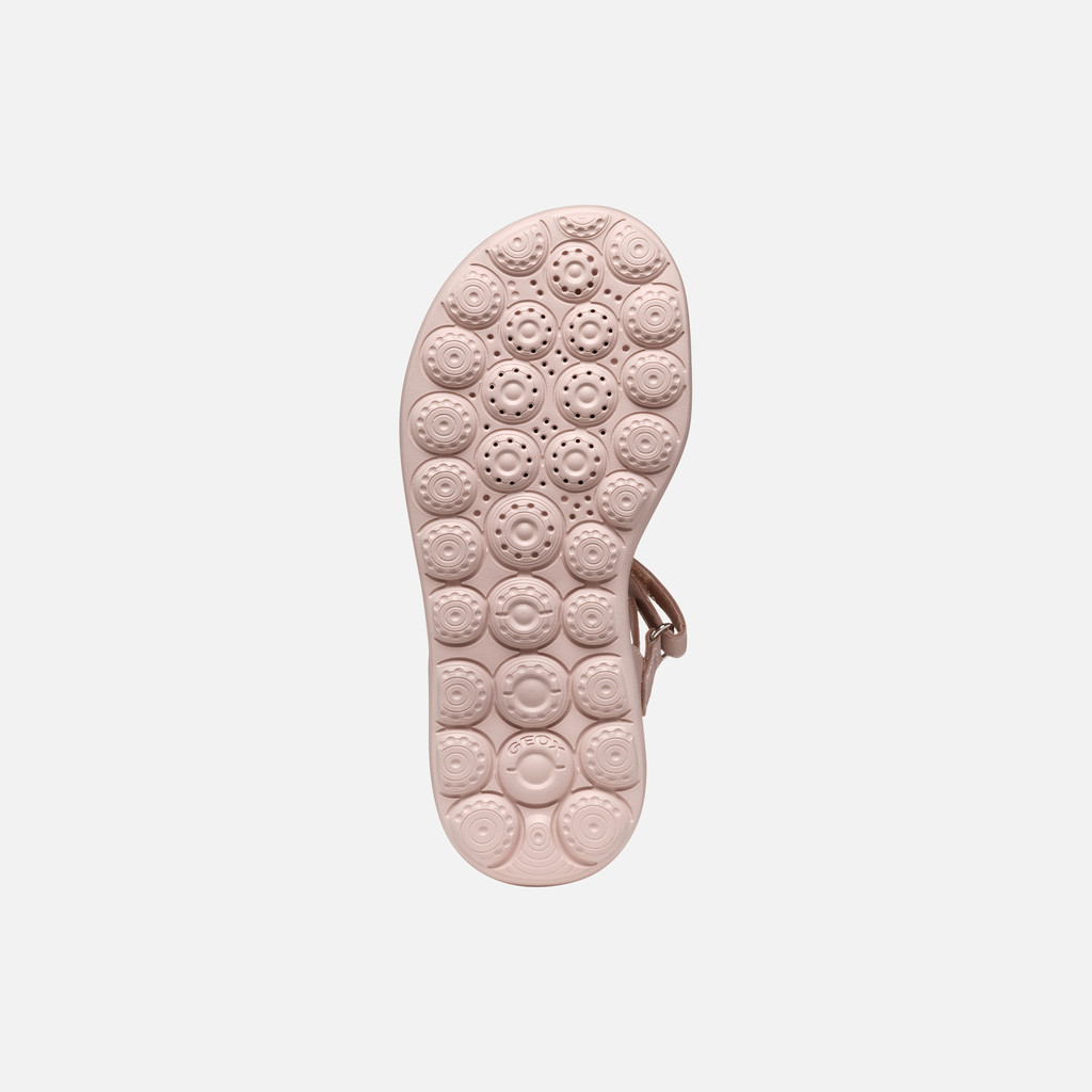 Sandals with straps SANDAL PUFFYPOP GIRL Old Rose - image number 6 | GEOX