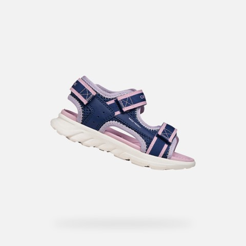 Sandals with straps SANDAL AIRADYUM   JUNIOR Navy/Lilac | GEOX