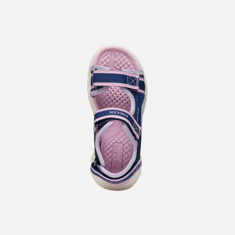 Sandals with straps SANDAL AIRADYUM   JUNIOR Navy/Lilac - image number 5 | GEOX