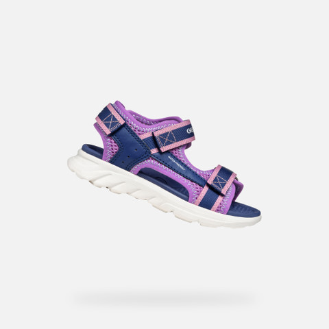 Sandals with straps SANDAL AIRADYUM   JUNIOR Navy/Purple - image number 0 | GEOX