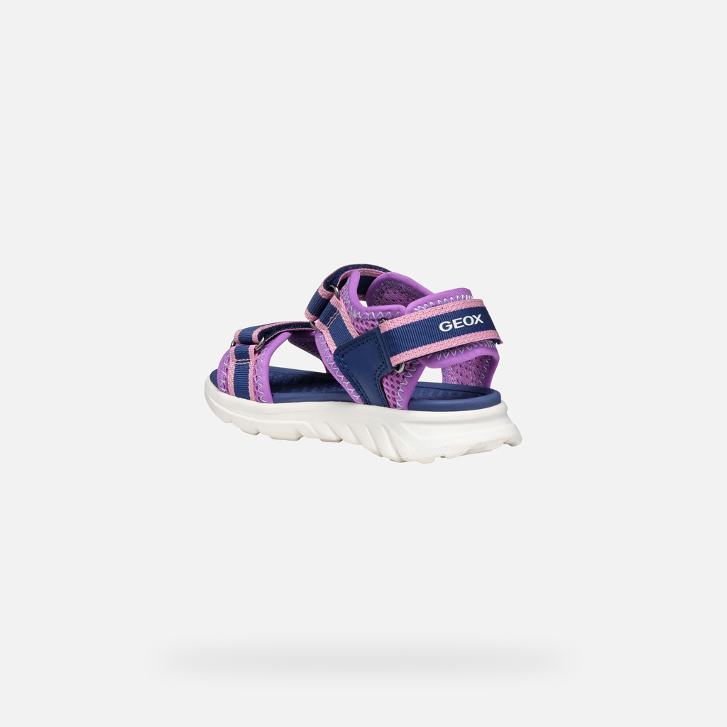 Sandals with straps SANDAL AIRADYUM   JUNIOR Navy/Purple - image number 3 | GEOX