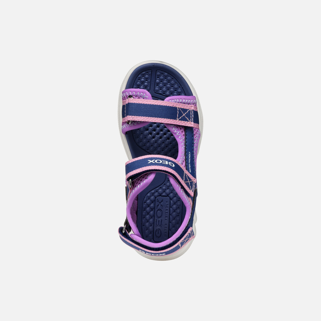 Sandals with straps SANDAL AIRADYUM   JUNIOR Navy/Purple - image number 5 | GEOX