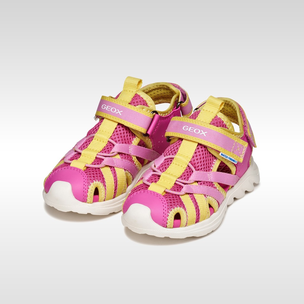 Closed toe sandals SANDAL AIRADYUM   JUNIOR Fuchsia/Yellow - image number 1 | GEOX