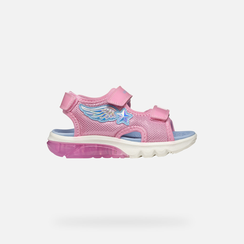 Sandal Ciberdron Fille Rose/bleu Ciel Clair