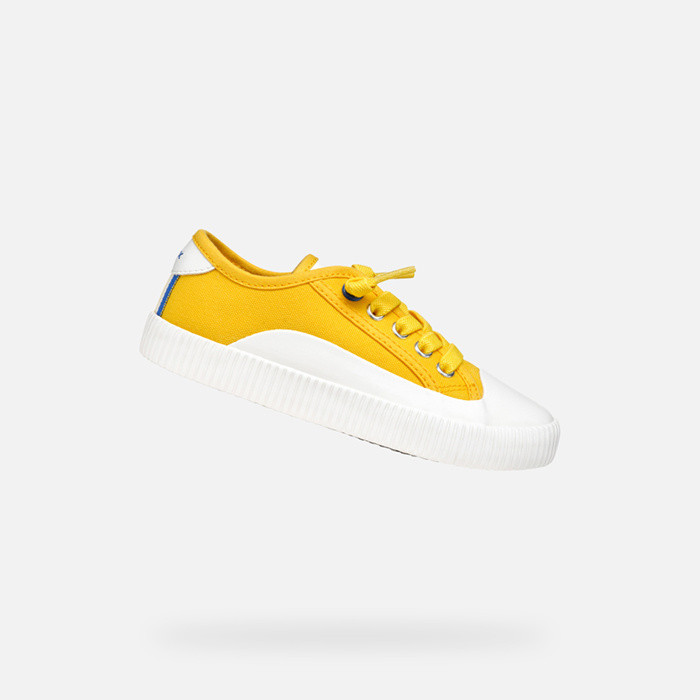 Low top sneakers TIPPESTE JUNIOR Yellow/White | GEOX