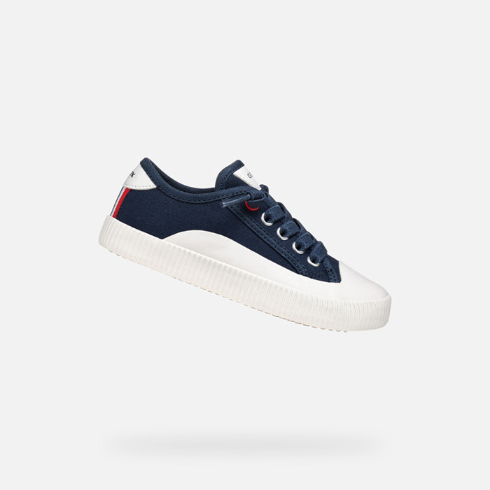 Low top sneakers TIPPESTE JUNIOR Navy/White | GEOX