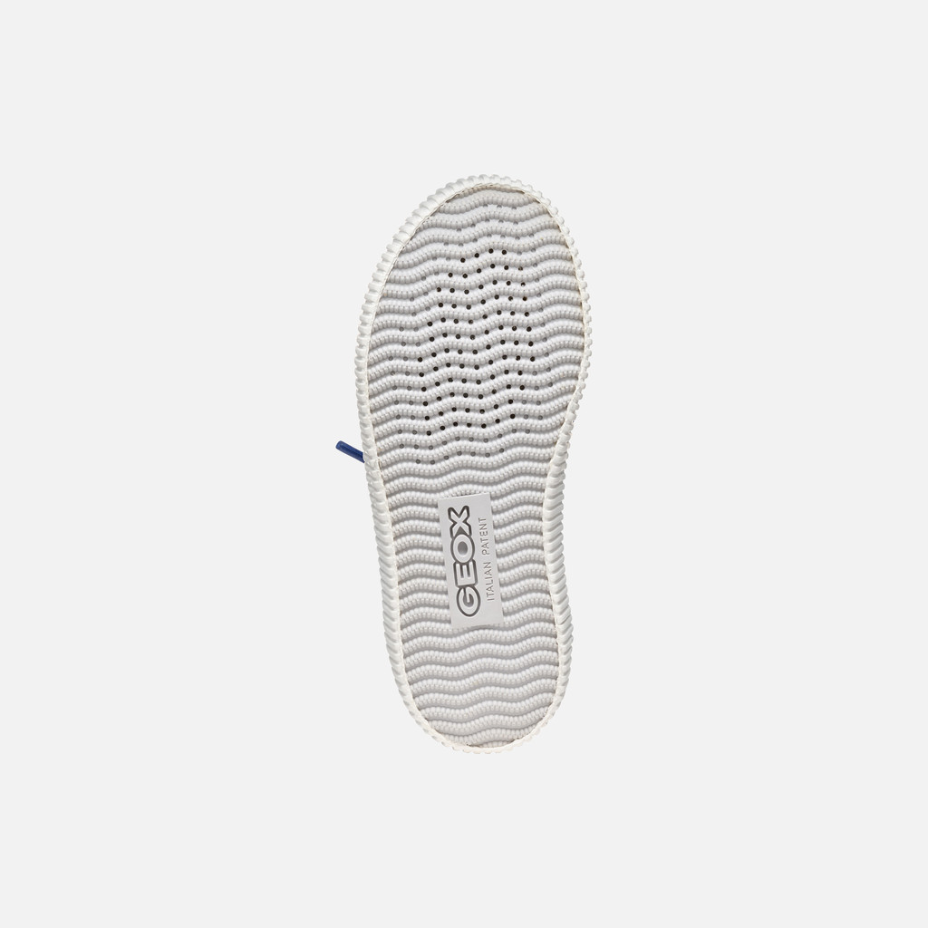 Low top sneakers TIPPESTE JUNIOR Royal/Lime Green - image number 6 | GEOX