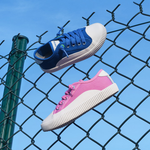 Low top sneakers TIPPESTE JUNIOR Royal/Lime Green - image number 8 | GEOX