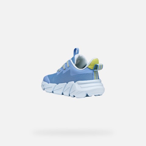 Low top sneakers FLEXYPER FAST GIRL Light Blue/Lime - image number 3 | GEOX