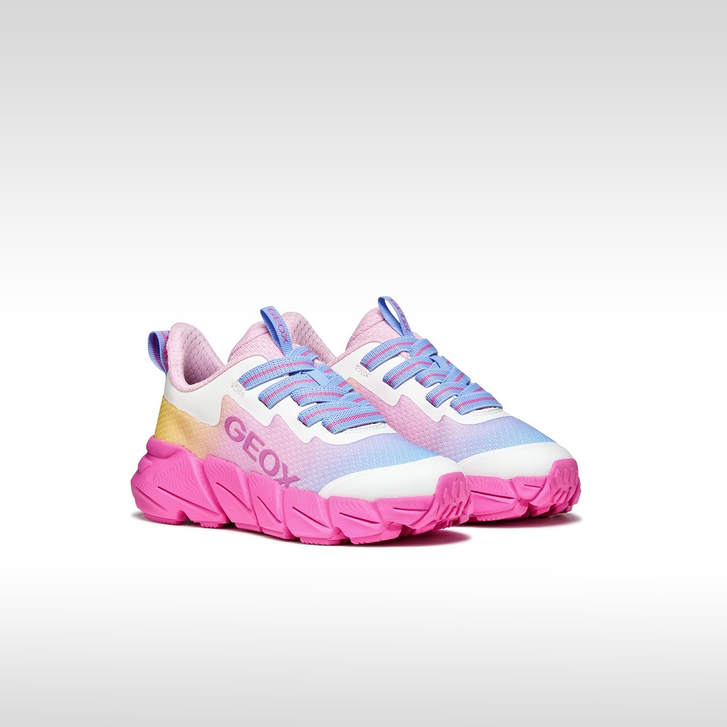 Low top sneakers FLEXYPER FAST GIRL Fuchsia/Multicolor - image number 2 | GEOX