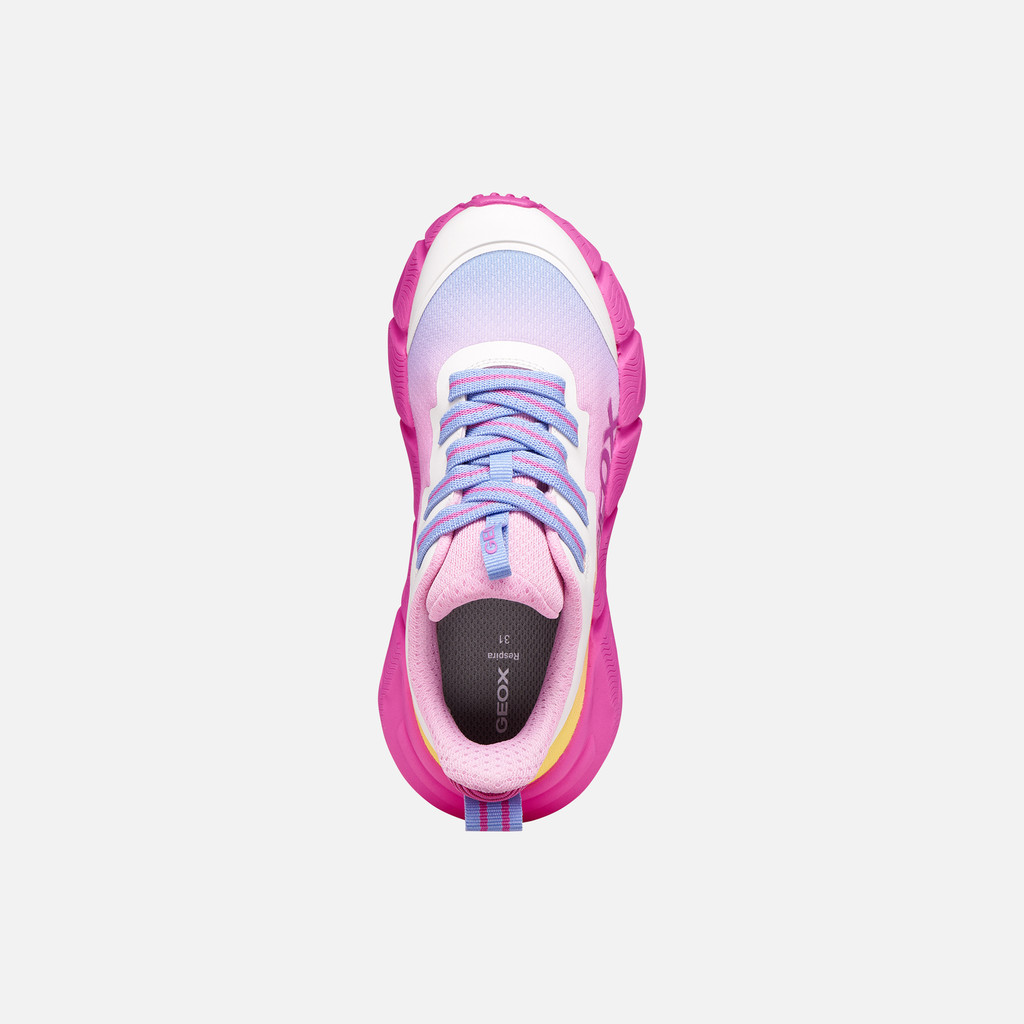Low top sneakers FLEXYPER FAST GIRL Fuchsia/Multicolor - image number 5 | GEOX