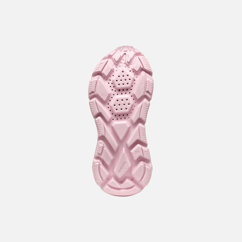 Low top sneakers FLEXYPER FAST JUNIOR White/Pink - image number 6 | GEOX