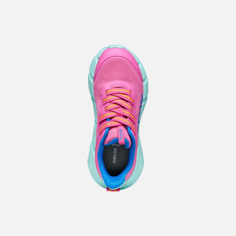 Low top sneakers FLEXYPER FAST JUNIOR Fuchsia/Watersea - image number 5 | GEOX