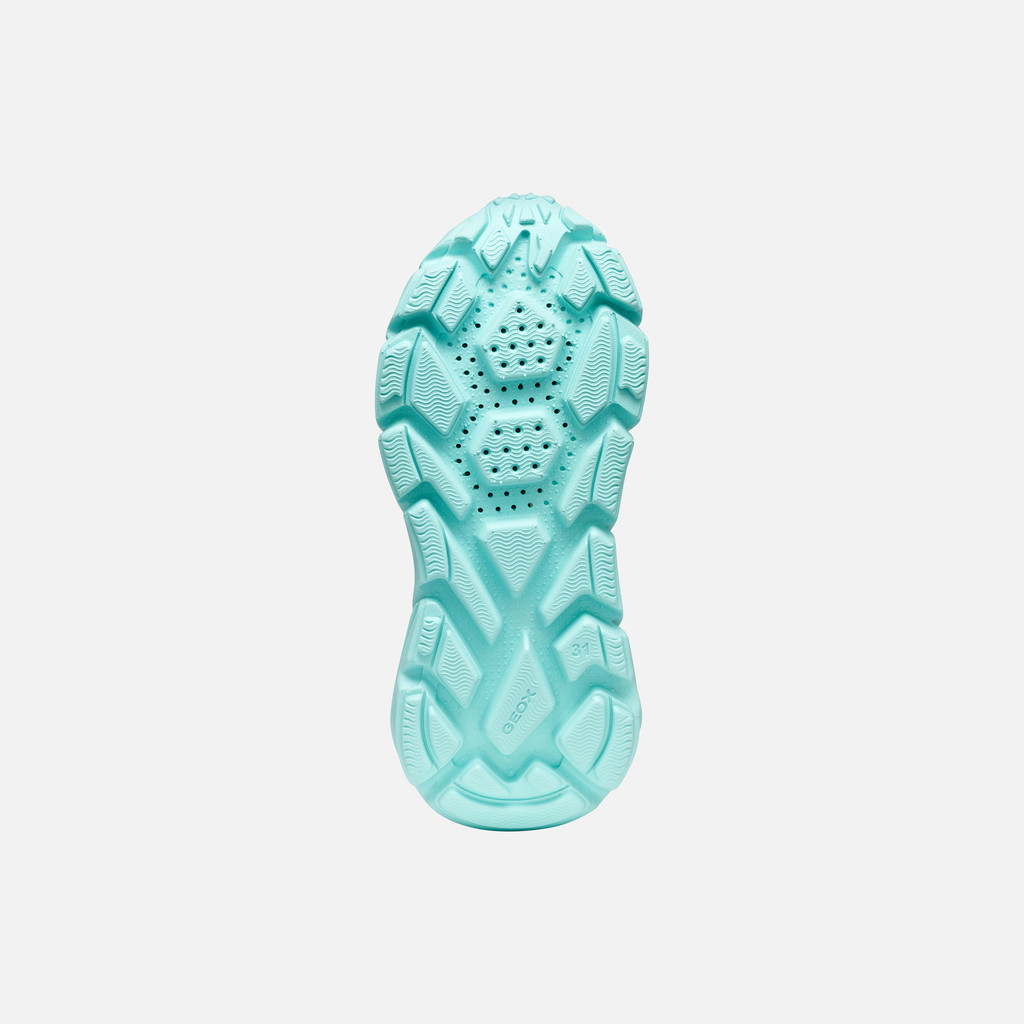 Low top sneakers FLEXYPER FAST JUNIOR Fuchsia/Watersea - image number 6 | GEOX