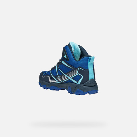 Waterproof trainers MAGNETAR ABX BOY Navy/Royal - image number 3 | GEOX
