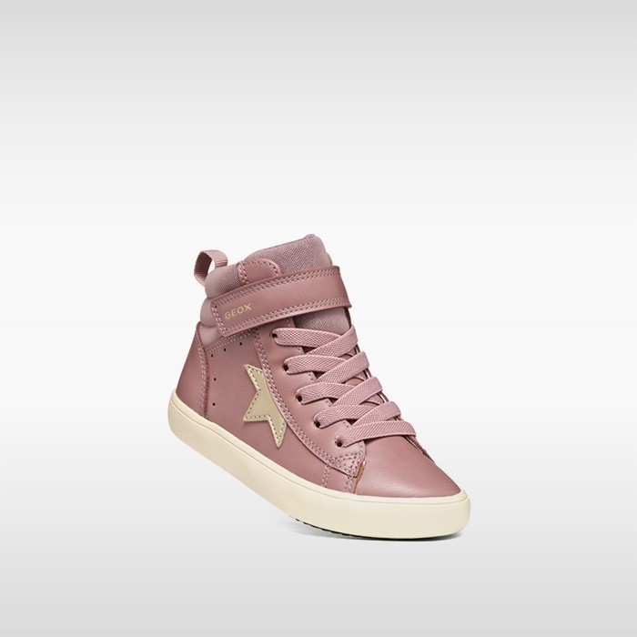 Scarpe con strappo GISLI BAMBINA Rosa scuro/Platino | GEOX