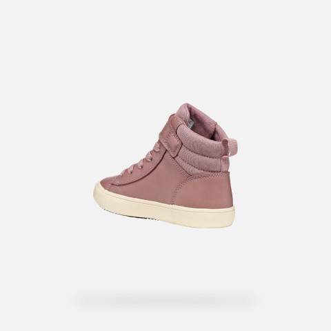 Scarpe con strappo GISLI BAMBINA Rosa scuro/Platino - image number 3 | GEOX