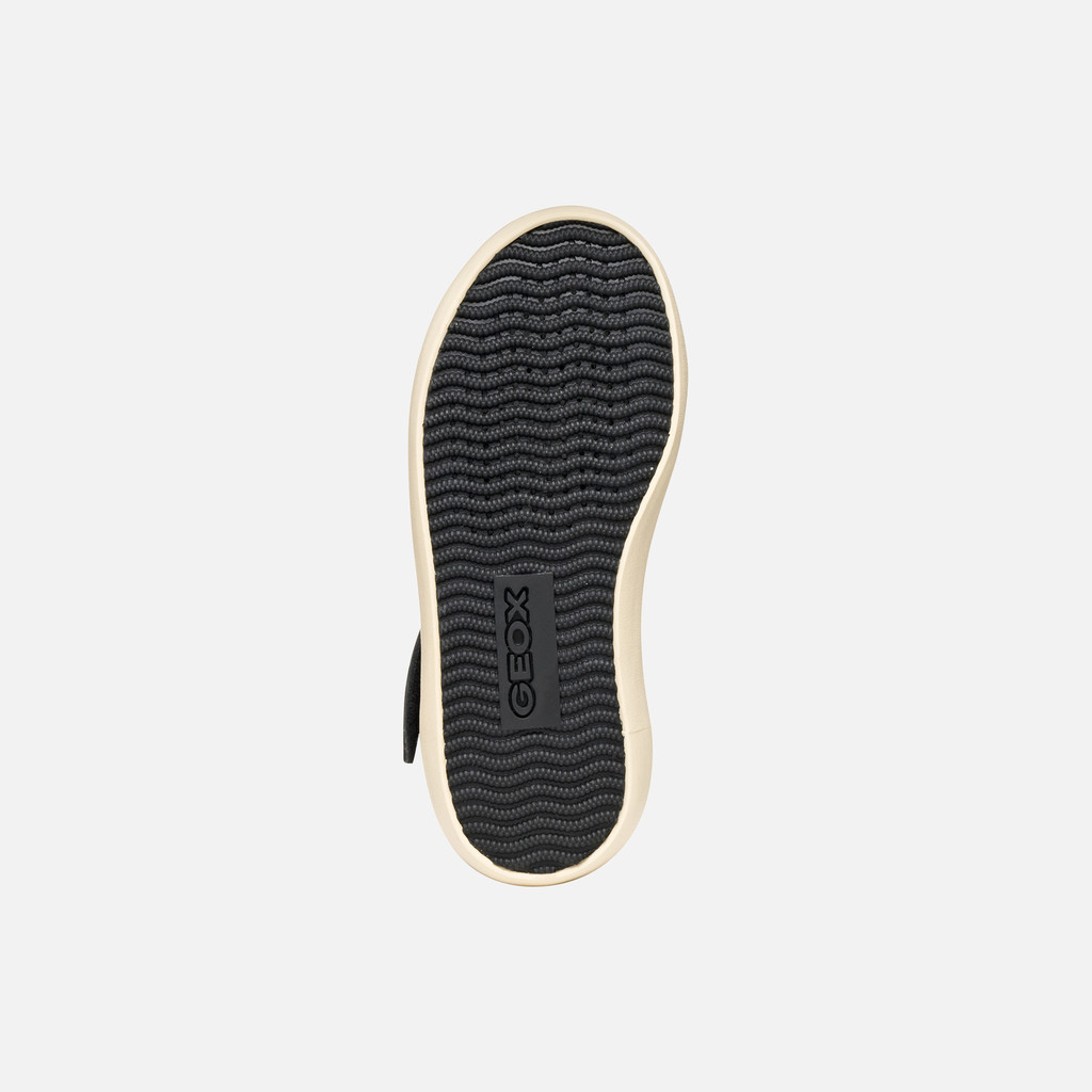 High top sneakers GISLI GIRL Black/Champagne - image number 6 | GEOX