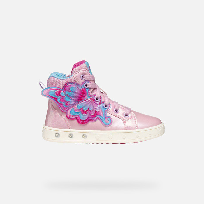 Shoes with lights SKYLIN GIRL Pink/Fuchsia | GEOX