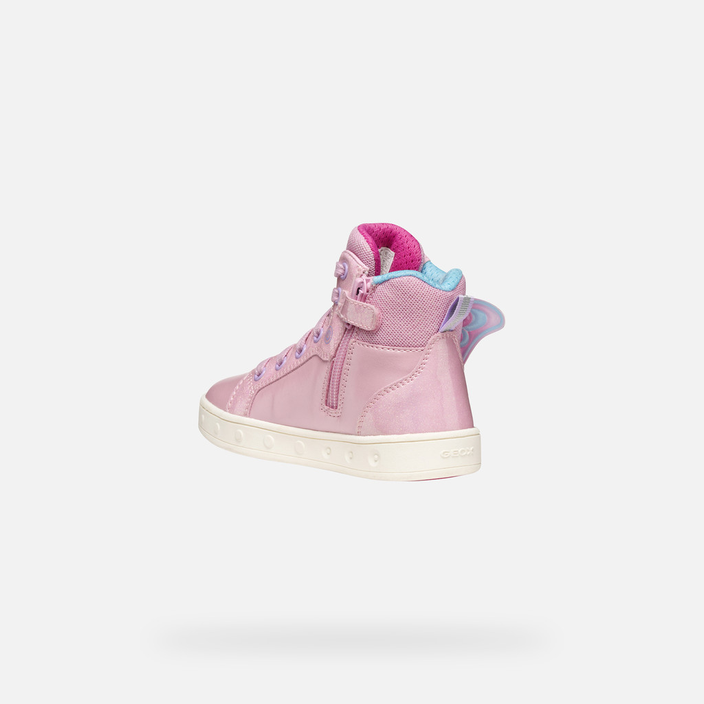Shoes with lights SKYLIN GIRL Pink/Fuchsia - image number 3 | GEOX