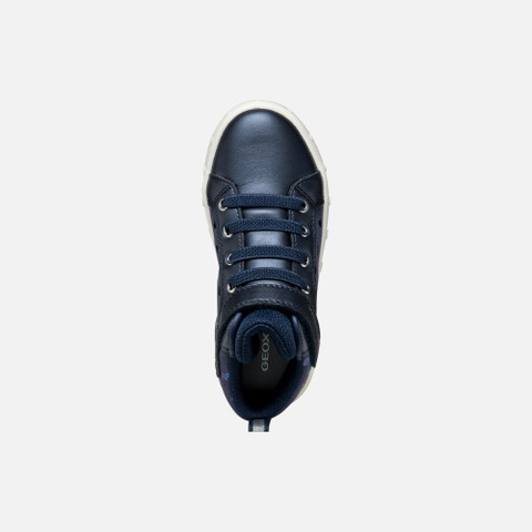 Shoes with lights SKYLIN GIRL Navy - image number 5 | GEOX
