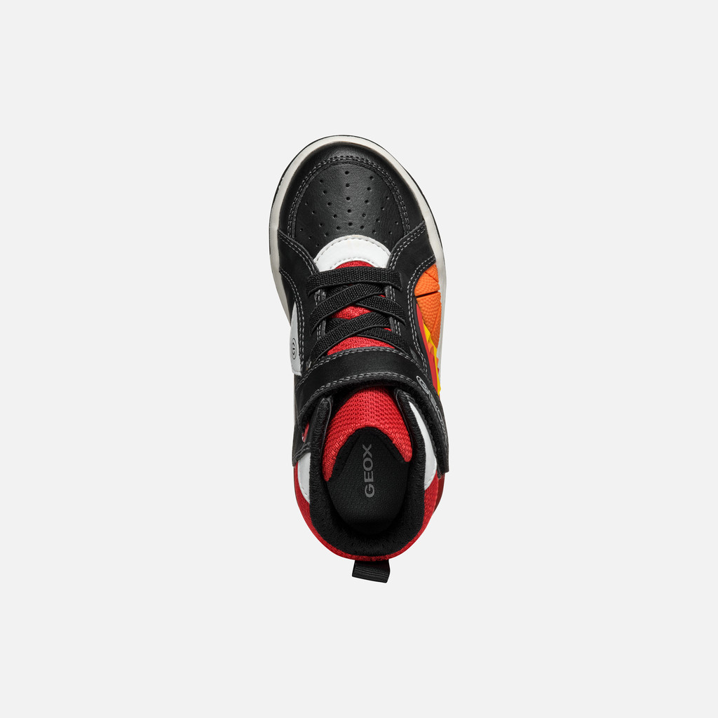 Shoes with lights INEK BOY Black/Red - image number 5 | GEOX