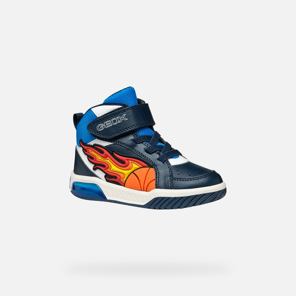 Shoes with lights INEK BOY Navy/Light Blue - image number 2 | GEOX