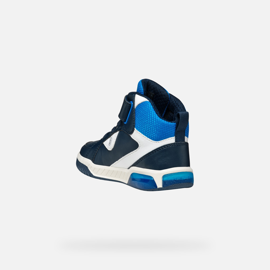 Shoes with lights INEK BOY Navy/Light Blue - image number 3 | GEOX