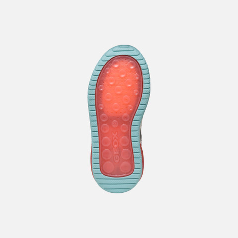 Shoes with lights INEK GIRL Navy/Watersea - image number 6 | GEOX