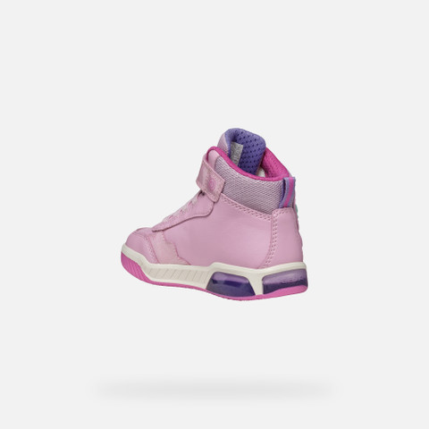 Shoes with lights INEK GIRL Pink/Multicolor - image number 3 | GEOX