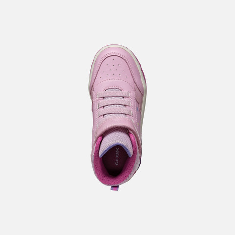 Shoes with lights INEK GIRL Pink/Multicolor - image number 5 | GEOX