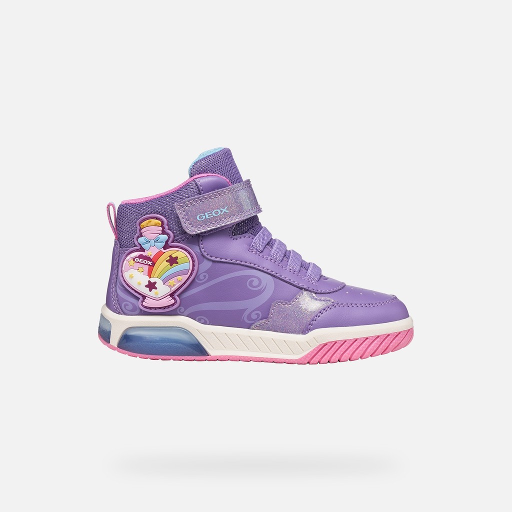 Chaussures avec lumi&egrave;res INEK FILLE Violet/Fuchsia - image number 2 | GEOX