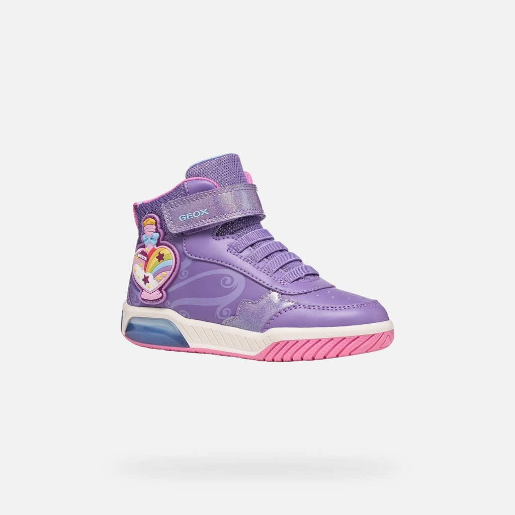 Chaussures avec lumi&egrave;res INEK FILLE Violet/Fuchsia - image number 3 | GEOX
