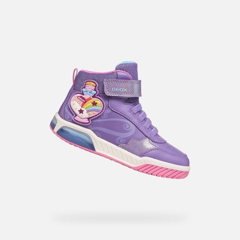 Chaussures avec lumi&egrave;res INEK FILLE Violet/Fuchsia | GEOX
