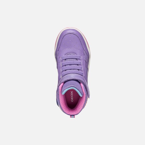 Chaussures avec lumi&egrave;res INEK FILLE Violet/Fuchsia - image number 6 | GEOX
