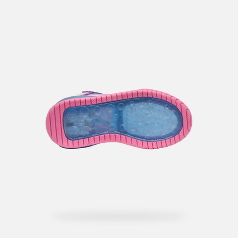 Chaussures avec lumi&egrave;res INEK FILLE Violet/Fuchsia - image number 7 | GEOX