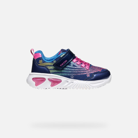 Shoes with lights ASSISTER GIRL Blue - image number 1 | GEOX